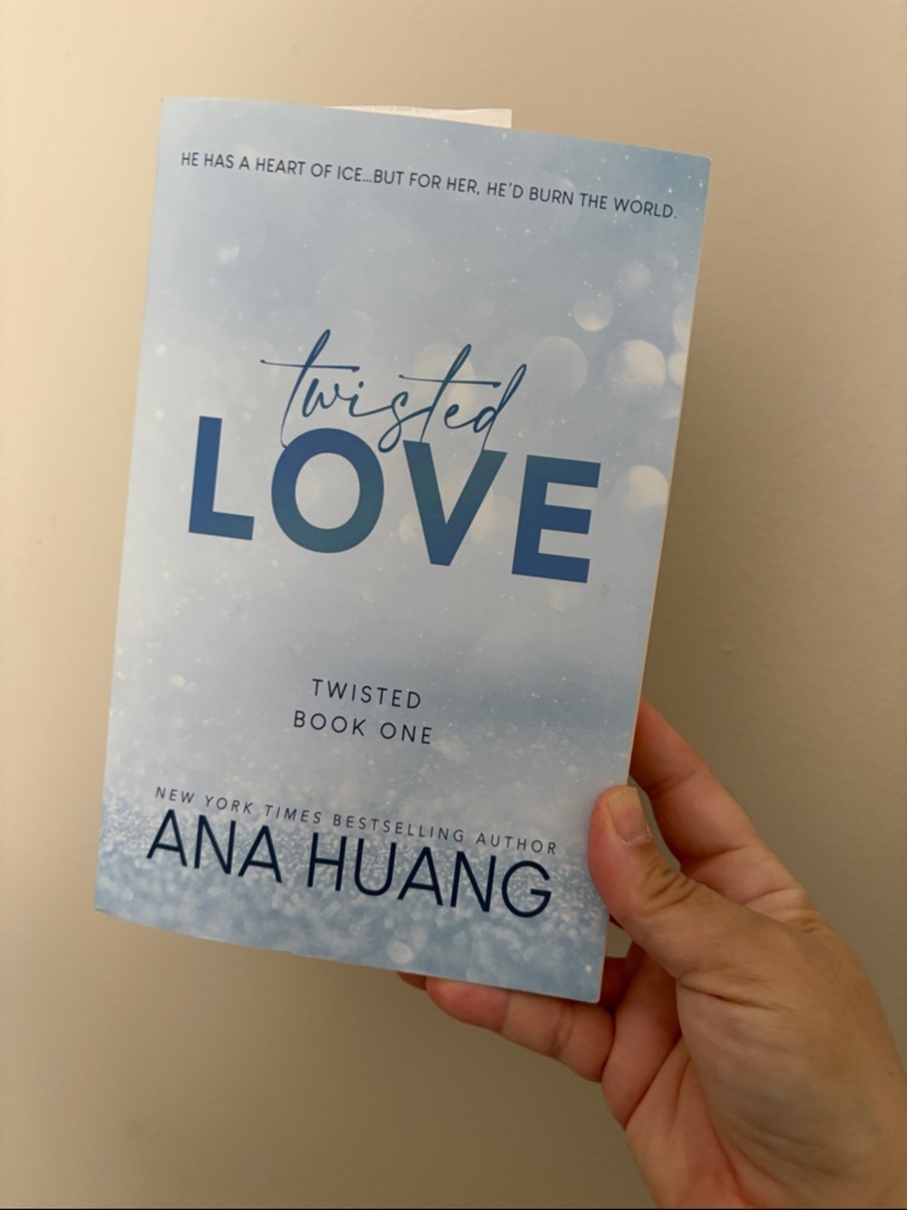 Twisted Love by Ana Huang - Light Blue Paperback brand new